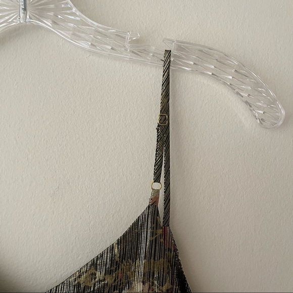 WARM silk metallic woven slip dress relax fit - Picture 15 of 16